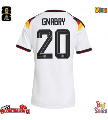 Germany Serge Gnabry #20 Replica Home Stadium Shirt for Women World Cup 2026 Short Sleeve